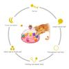 Indoor Multi-Function Cat Toy Track Ball Feather Interactive Catnip Toys for Kittens Turntable Cat Puzzle Toy Funny Interactive