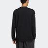adidas Printed Loose Fit Long-Sleeve Breathable Sports T-Shirt for Men, Black