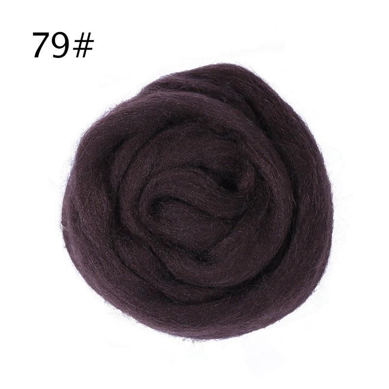 12g Multiple Solid Color Wool Felt DIY Needle Punched Felt Wet Felt Colored Wool Material Bag Handmade DIY Accessories
