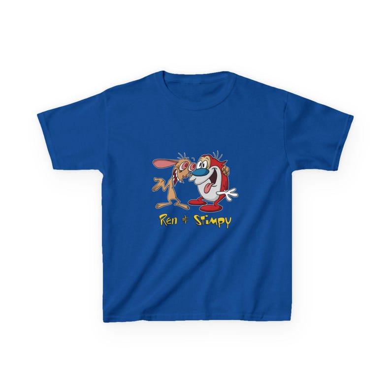 Ren and Stimpy cartoon tee | Kids T-Shirt, 90s Nickelodeon nostalgia 100