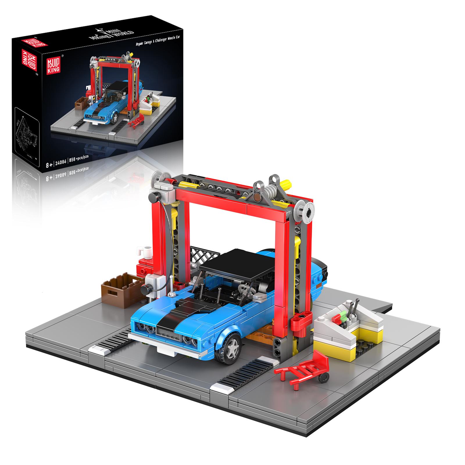 

MOC Truck/Fire Truck/Garbage Truck/Repair Shop Model Building Blocks Creative Education Assembled Cars Small Bricks Toys Gifts