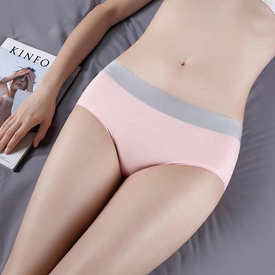 Spurloser Stretch-Bauchzieher in Übergröße, antibakterielle Unterwäsche für den unteren Schritt, Damen-Modalhöschen mit mittlerer Taille