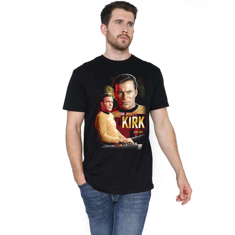 Star Trek Mens Captain Kirk T-Shirt