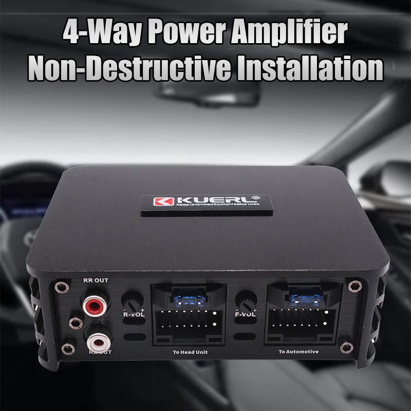 Class AB 4*60W Car Power Amplifier Non-Destructive Installation DSP Car Audio Speaker For Android Large Screen Dedicated Amp
