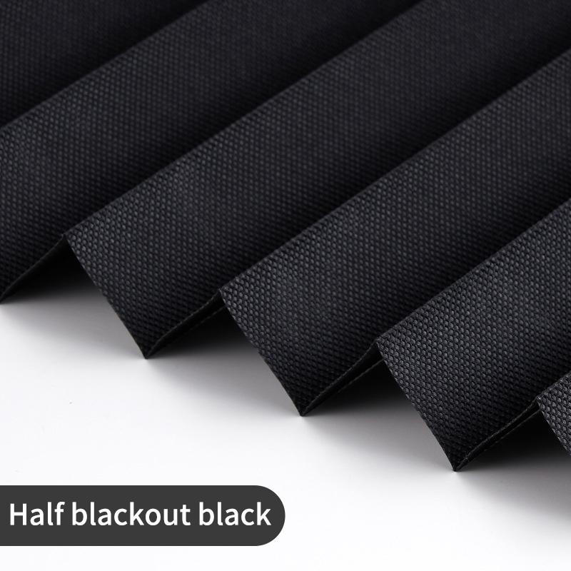 Self-adhesive Pleated Blinds Sunshade Curtain Shading Privacy Curtain Sunscreen Half Blackout Curtain For Bedroom Living Room Ba