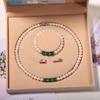 Zhuji Freshwater Pearl Necklace Set: Women's Three-Piece Choker Gift for Mom Mother's Day Live