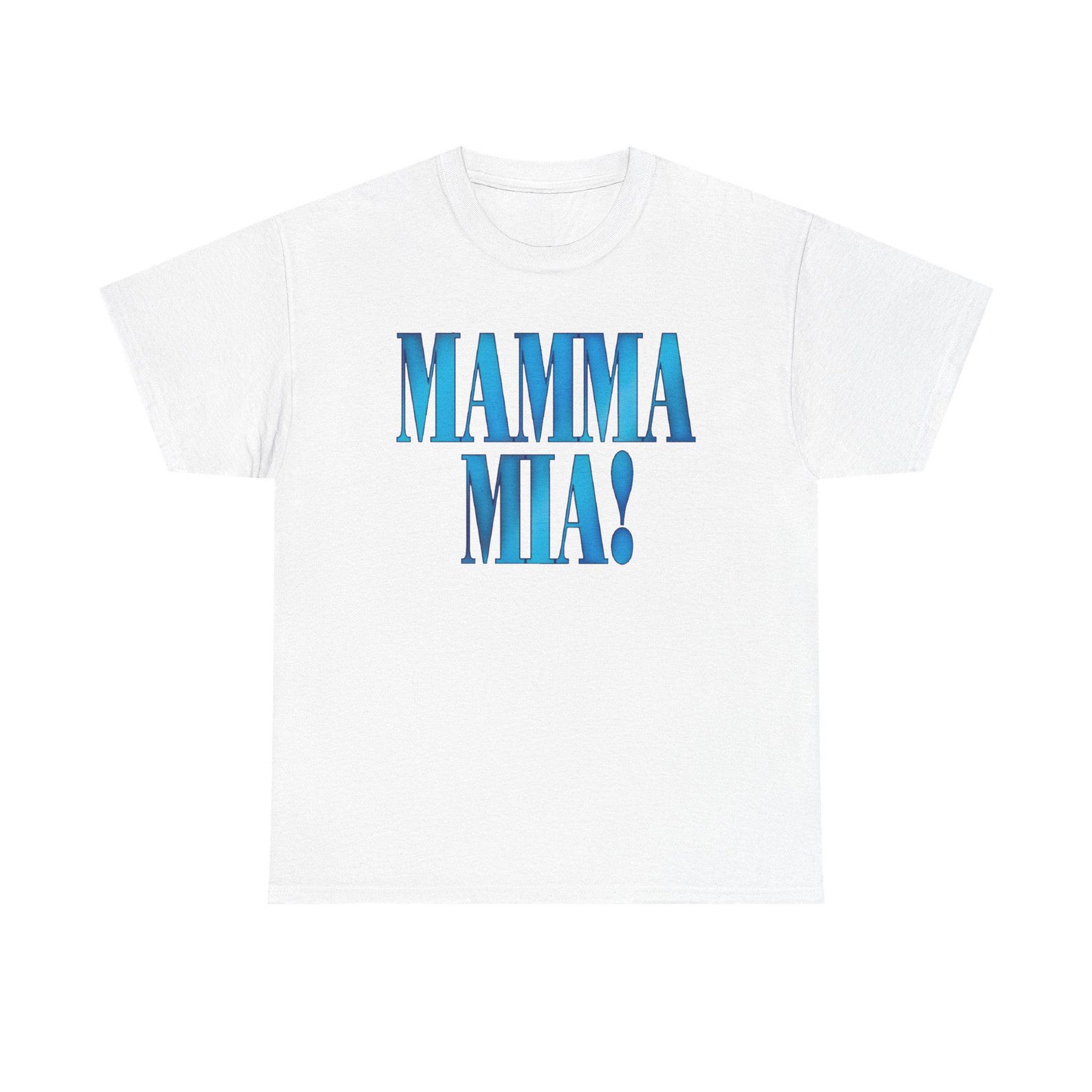 Mamma Mia Musical Logo White Tee T-Shirt Size S to 5XL 2XL