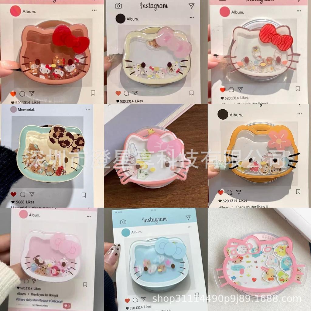 Retractable Cartoon Kitty MagSafe Stand with Strong Magnetic Grip