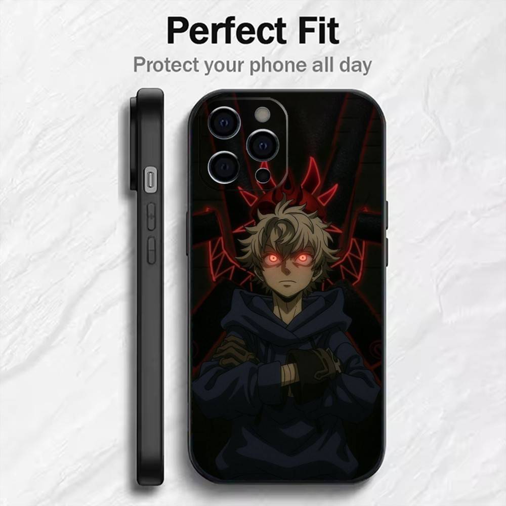 

G-Gachiakuta Anime Rudo Phone Case For iPhone17,16,15,14,13,12 Plus,Max Soft Silicone Black Cover iPhone14
