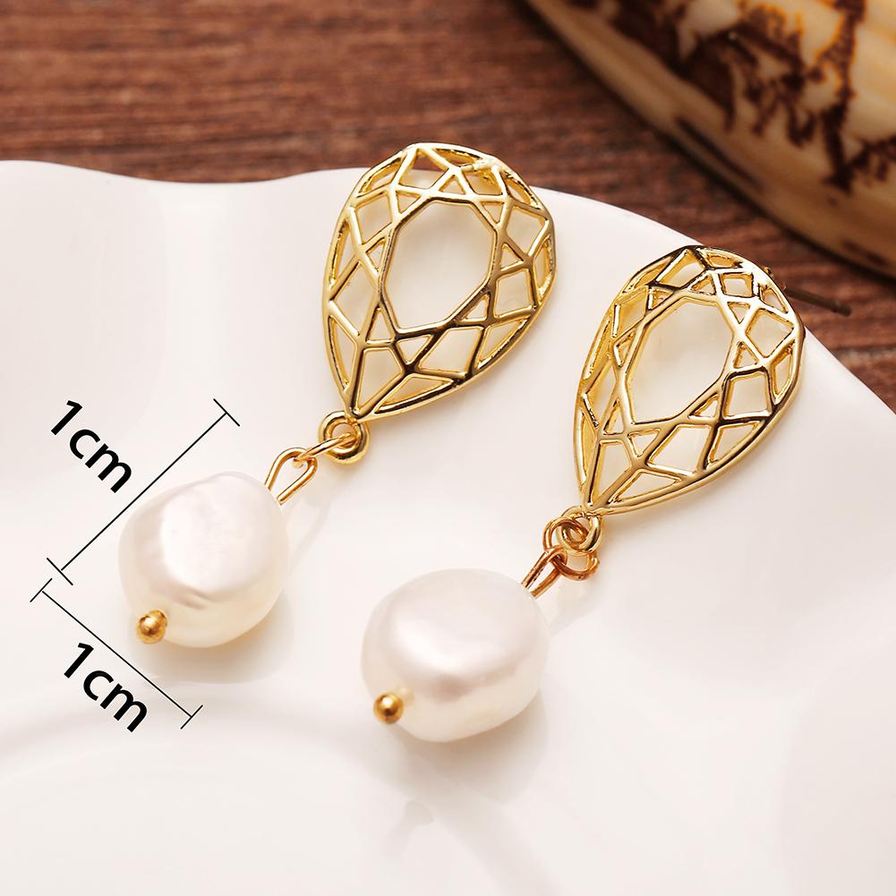 Women All-matching Fashion Imitation Pearl Earrings