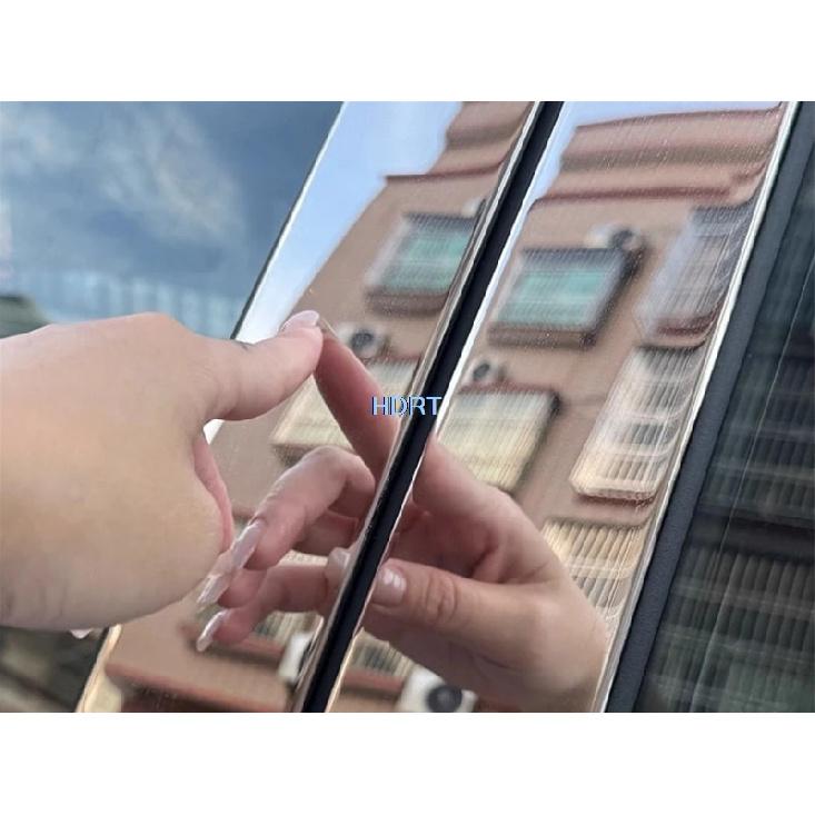 For Nissan Qashqai Honor 2025 + Car Styling Window Center Pillar Post Cover Protector Decoration Accessories Exterior Sticker