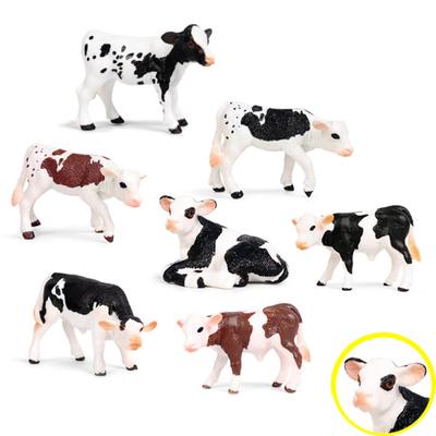 Realistische Kuh Rind Figur Modell Handwerk Ornamente Pädagogisches Kinderspielzeug Geschenk