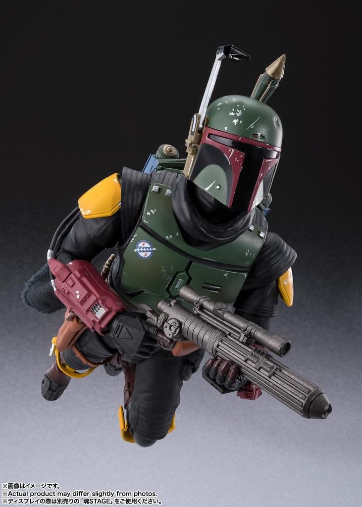 TAMASHII NATIONS Boba Fett The Book of Boba 155mm PVC ABS Fabric Painted Articulated Figure S.H.Figuarts -Classic Ver.- (STAR WARS Fett) Approx. & &