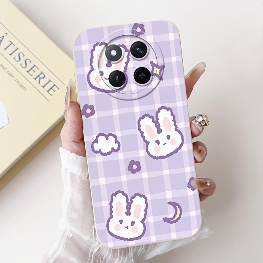Pour Honor Magic 7 Lite 7 Pro Magic7 Coque de téléphone Magic 5 Lite 6 Lite Housse arrière Silicone Liquide Souple Funda Animaux Mignons Dessin Animé