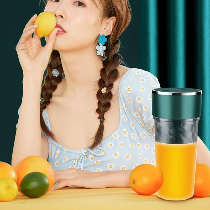 Главная Портативная бутылка для сока и воды Беспроводная соковыжималка для фруктов — фото 4