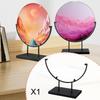Display Stand for Stained Glass Fused Glass Art Tile Stand for Plaque Photo