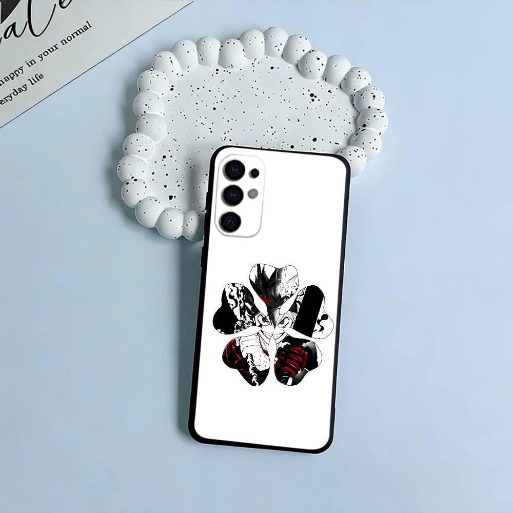 

Black Clover Soft Silicone Case for Samsung S25, S24, S21, S22, S23, S30, Ultra, S20, Plus, FE, Lite-Black Samsung S21 S305G