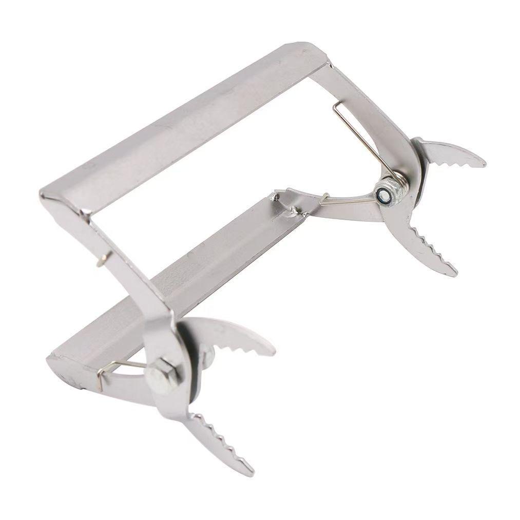 Stainless Steel Serrated Anti-slip Beehive Frame Clip - Safe and Stable Beekeeping Tool Galvanized Flat Beehive Frame Clip (Custom Made)