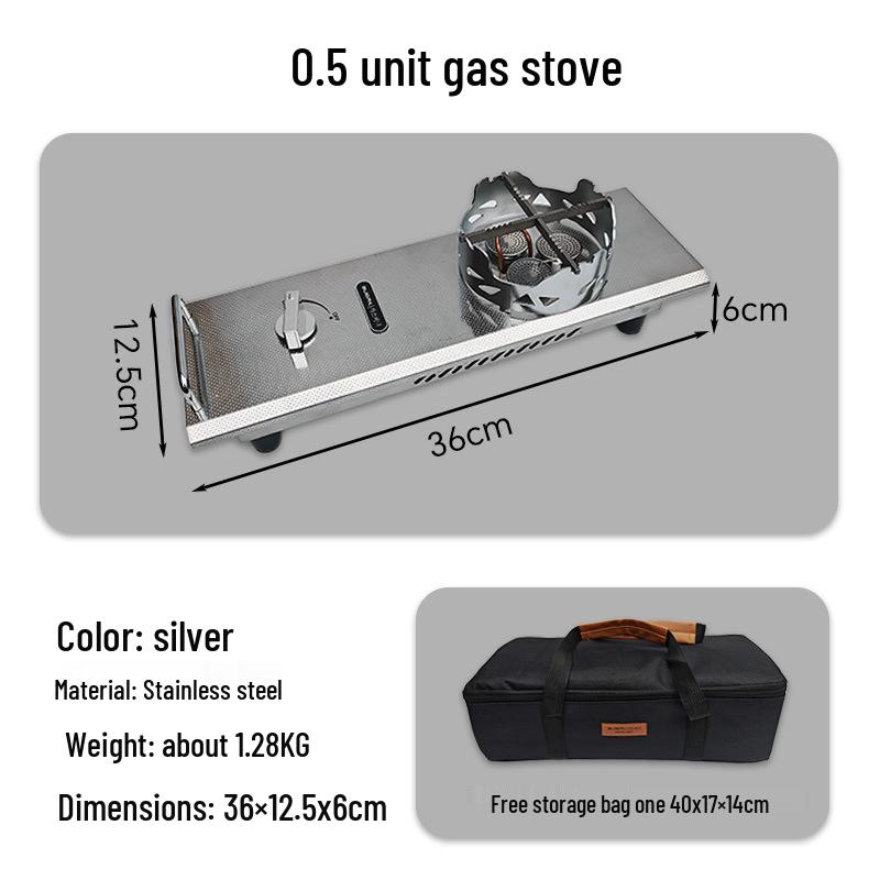 Portable Aluminum 4-in-1 BBQ Camping Table & Chair Set