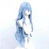 Rei Ayanami Cosplay Wig, Blue Heat Resistant Synthetic Hair for EVA Role Play