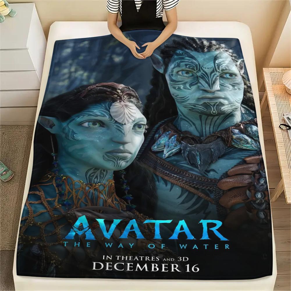 1 Stück Avatar-Print Flanelldecke, Hohe Qualität, Bequem für alle Jahreszeiten, Heimdekoration, Wärme und Komfort, Perfekt für Weihnachtsgeschenke