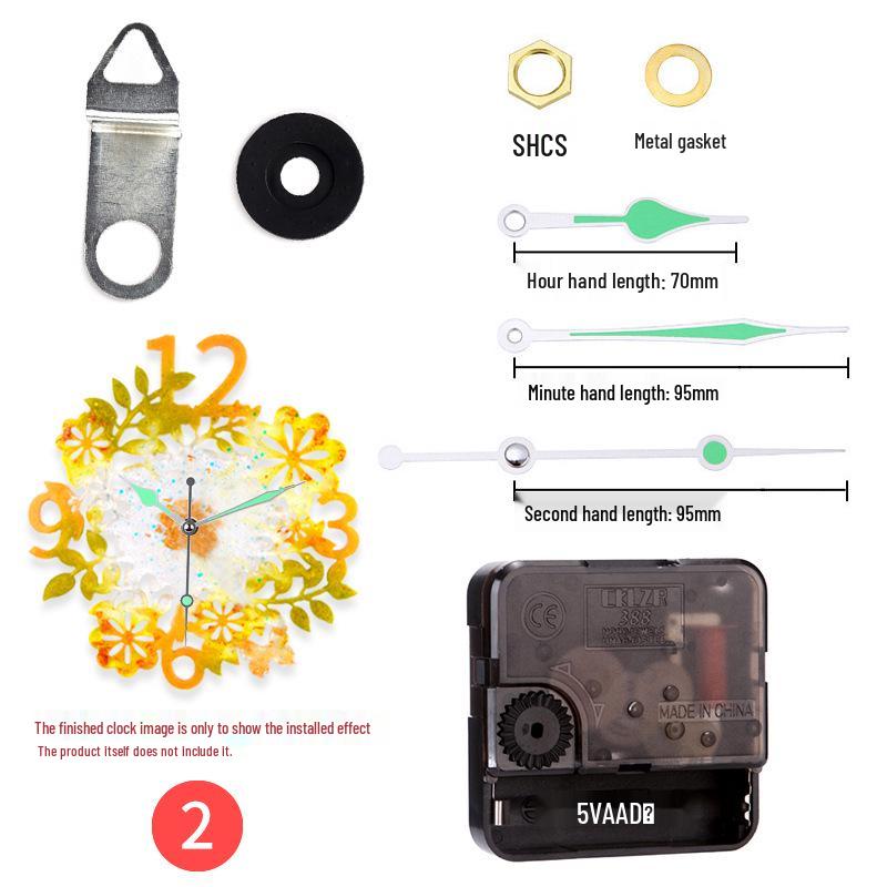 DIY Kulaté hodiny Silikonová forma s římskými číslicemi