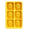 Halloween Skeleton Ice Cube Mold Food Grade Silicone Creepy Screaming Mold Haunted Drink Accessories