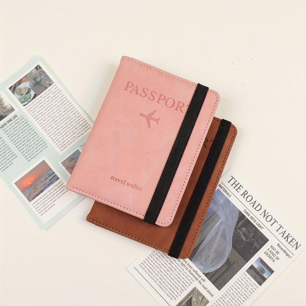 1Pc Multi Functional Passport Casemulti-Card Passport Holder Walletcan Put Sim Card Id Card Outdoor Essential Fashion Wallet