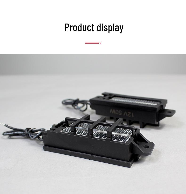 Keramický topný článek PTC: Vodivý typ, Konstantní teplota, Vzduchové elektrické topení, Přizpůsobitelné, Model 54B2.