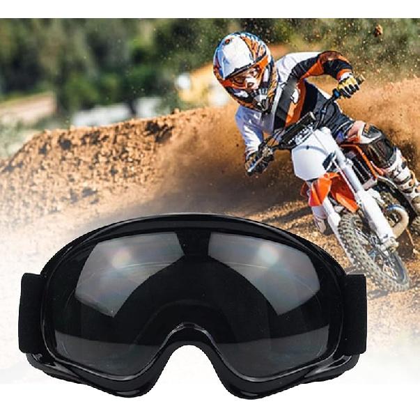 Kids Dirt Bike Goggles Impact-Resistant Adjustable Child Youth ATV Motorcycle Off-Road Riding Motocross Racing Cycling Goggles for Boys & Girls