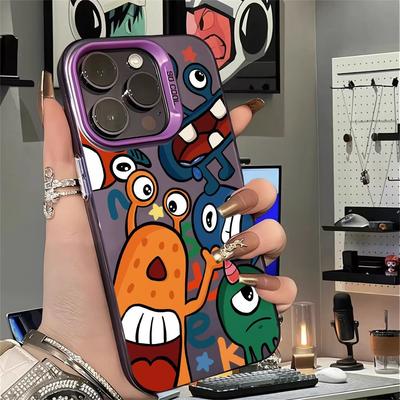 Multiple Little Monsters Apple 15 Mobile Phone Case iPhone13/12/11pro Dirt-resistant Xsmax Anti-drop 16/14XR