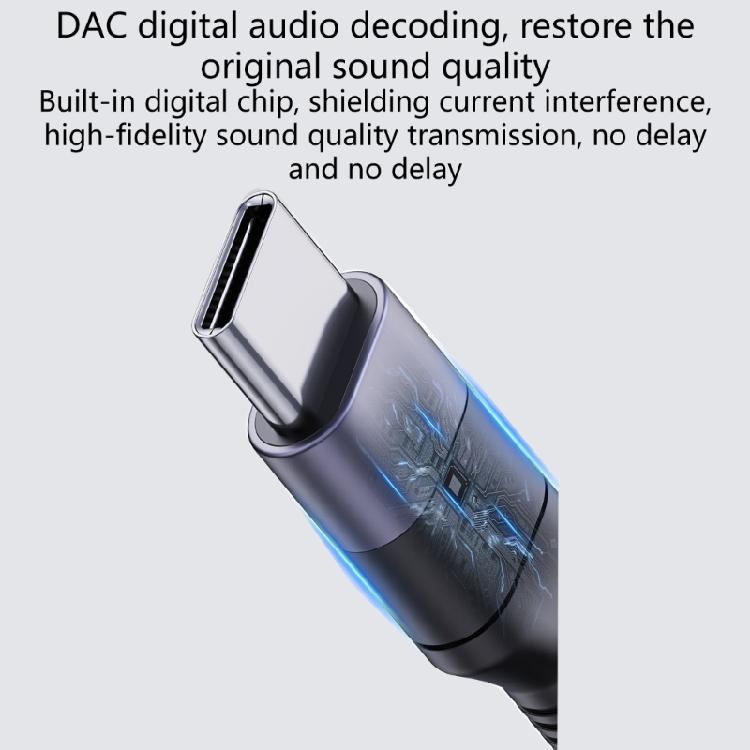 USB Type C to Auxs Sound Adapter Female 3.5mm Headphone Jacks Cable for Phone 16 15