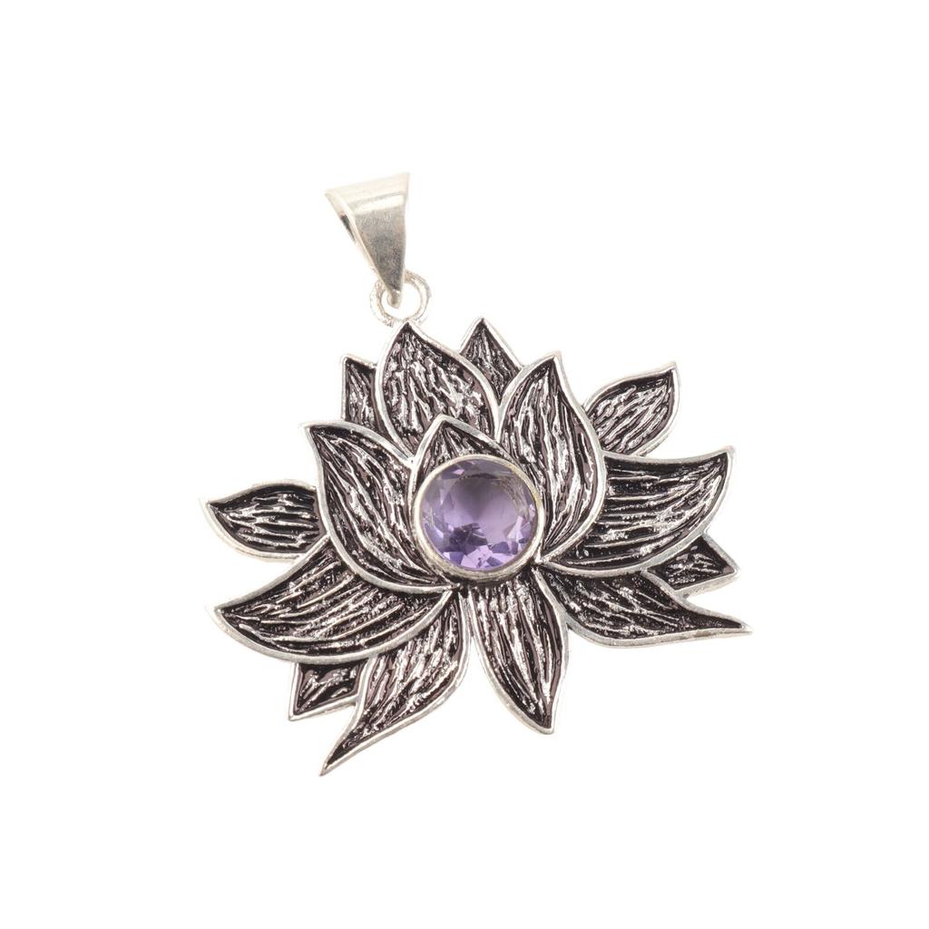 Natural Iolite Gemstone 925 Sterling Silver Handmade Beautiful  Pendant For Gift CP-23-4