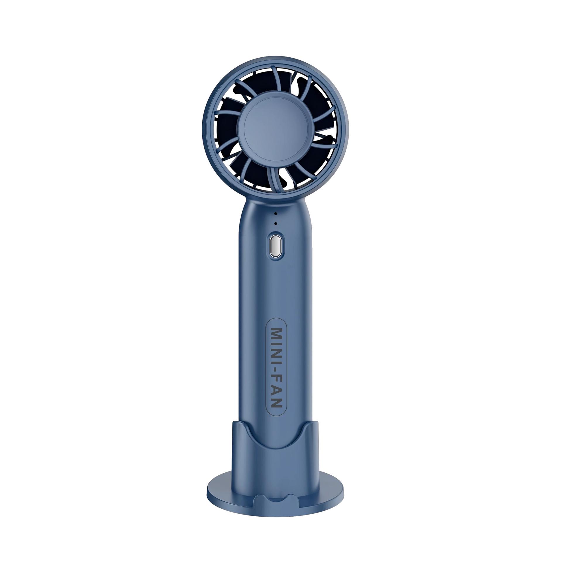 Portable Silent USB Desk Fan - Mini Handheld & Rechargeable 3-Speed Adjustment