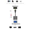 VGA-Adapter, Vergoldeter Anschluss, Schnelle Übertragung, Hohe Auflösung Für Desktop, Laptop, HDTV, Video-Unterstützung