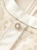 French Quiet Luxury Water-Soluble Lace-Chiffon Pleated Summer Dress