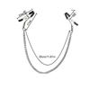 3 Style Metal Nipple Clamps With Chain Bondage Slave Nipple Labia Clitoris Stimulator Sex Toys For Women Sexy Toys