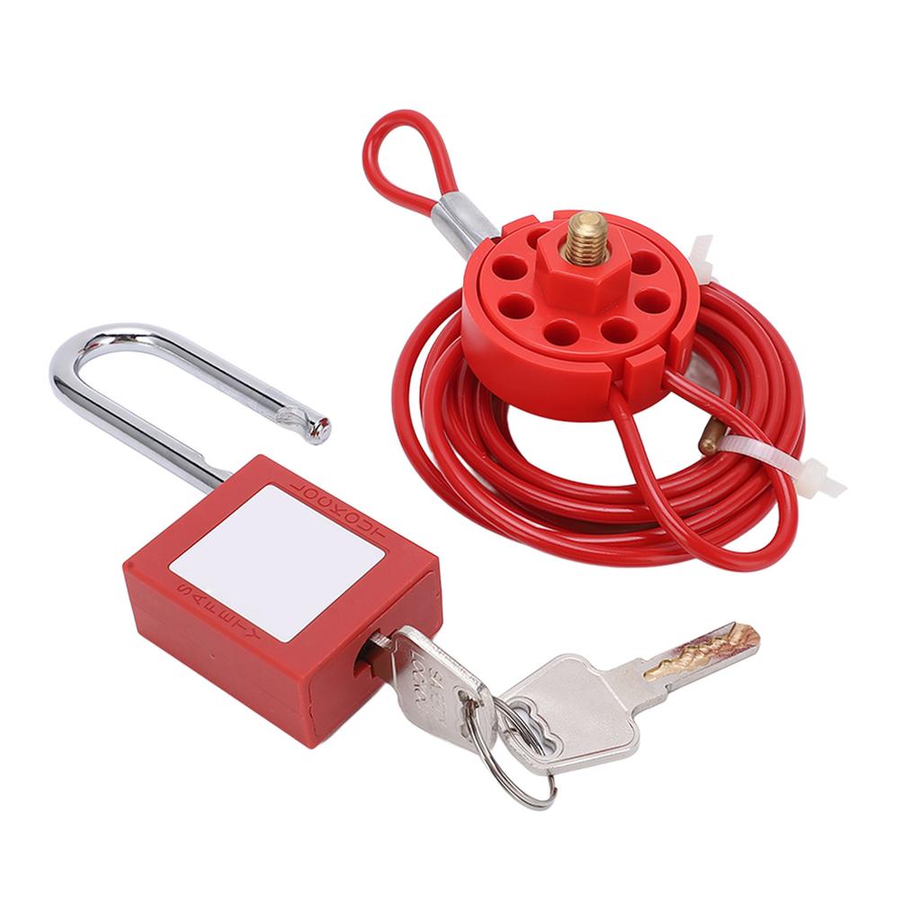 Cable Lock Premium Nylon Stainless Steel Sturdy Durable Adjustable Wide Application Steel Cable Lock