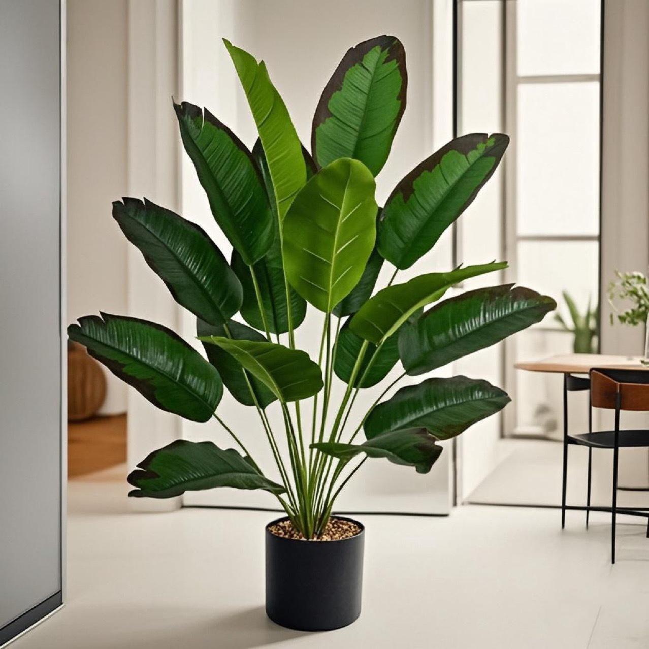 

Высококачественное искусственное зеленое Банановое дерево путешественника Наружное декоративное украшение Реквизит для фотосъемки