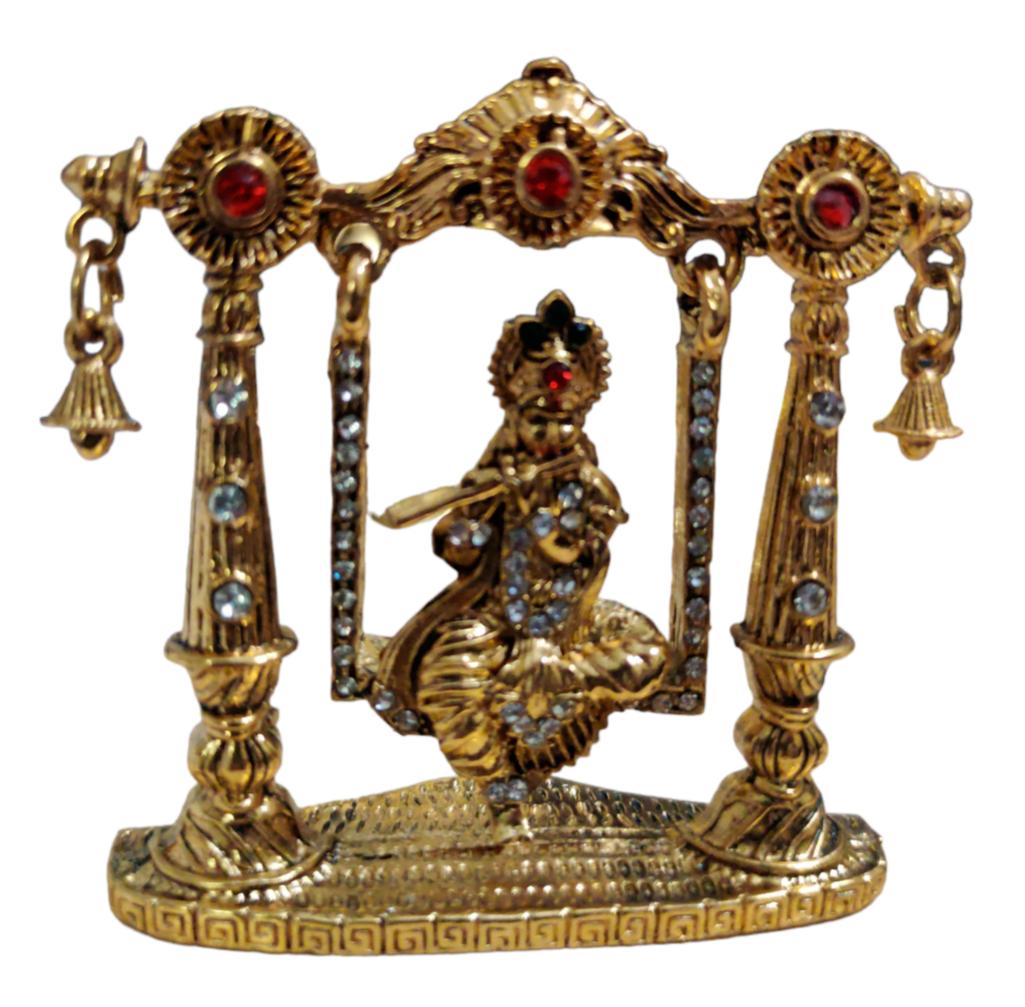 

@ Indian Traditional Krishna Statue For Car Dashboard And Home SM27-60% OFF