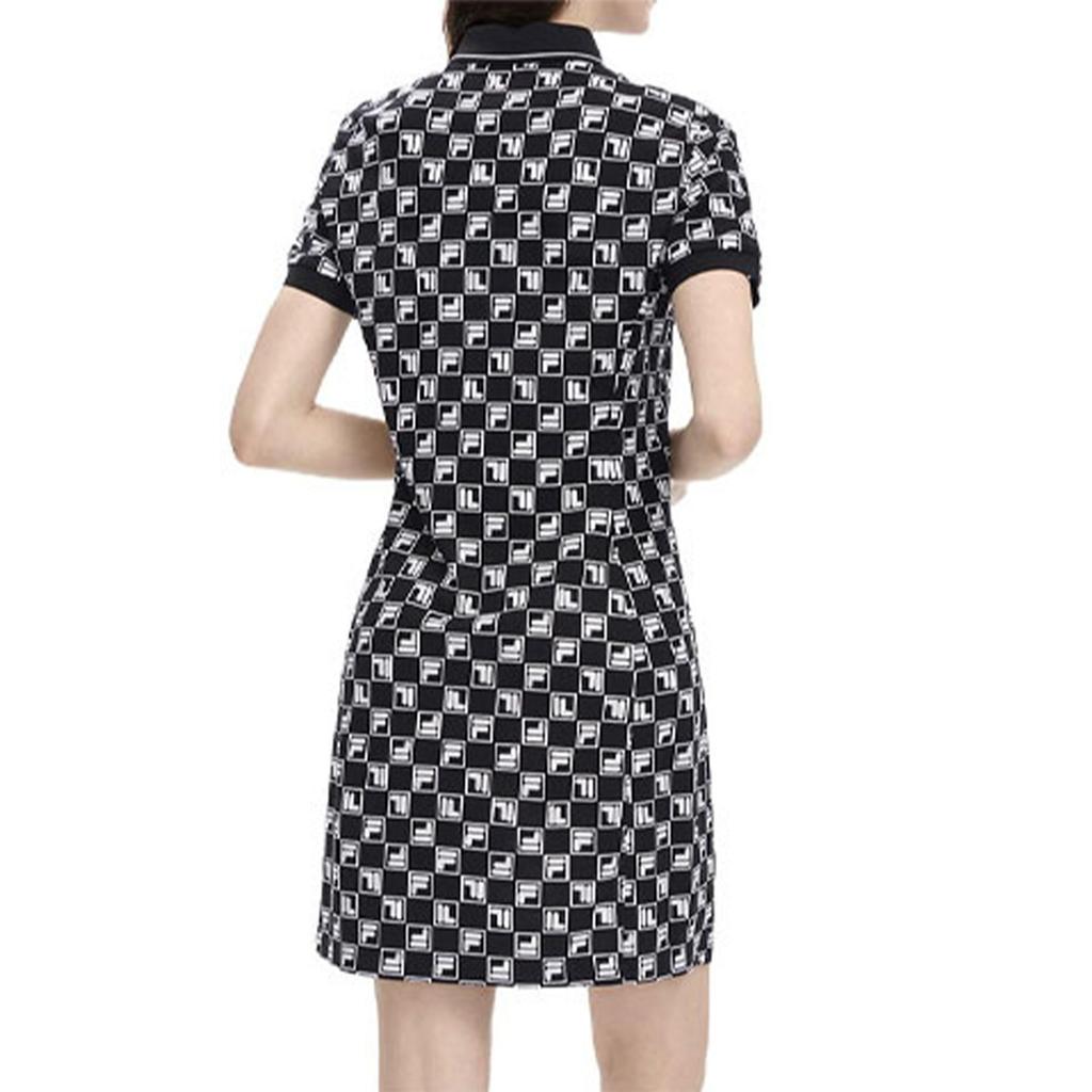 FILA Short Sleeved Dress Women's All Over Print 2 F11W329314FZB