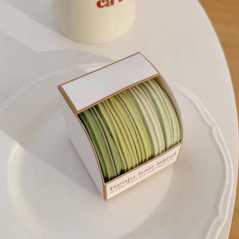 Korean Elastic Durable Seamless Hair Band Set for Women