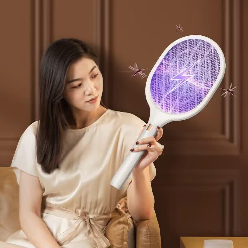 OLOEY Rechargeable Electric Mosquito Swatter & Killer Lamp