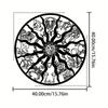 Metal Wall Art Zodiac Sun Sign 1pc, Astrology Celestial Home Decor, Iron Ramadan Ornament