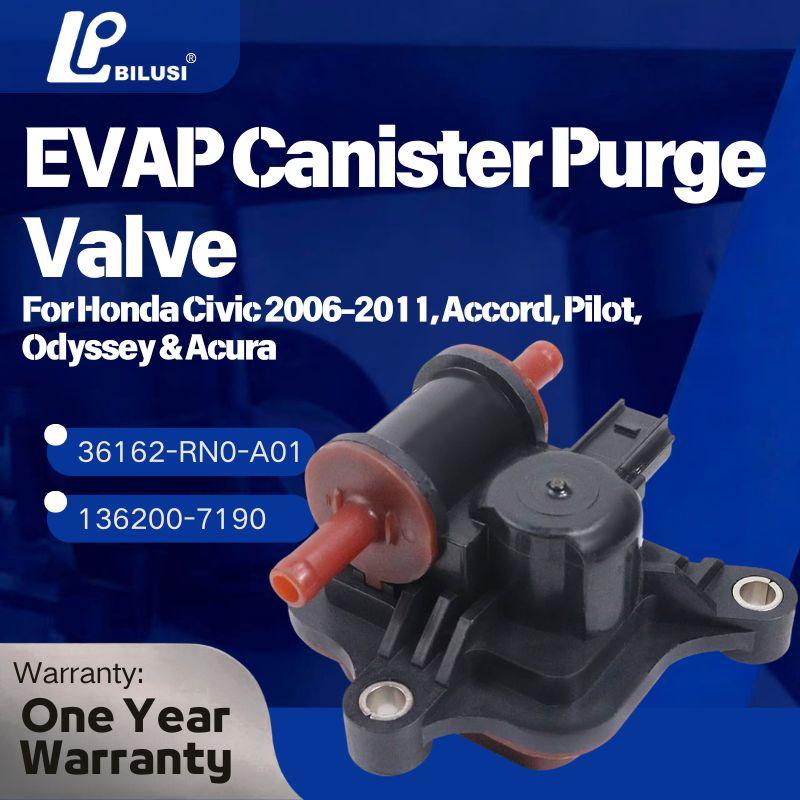BILISI Evaporative Emission Canister Purge Valve Solenoid for Honda Civic | Auto Accessories36162-5AA-A01, 136200-7410