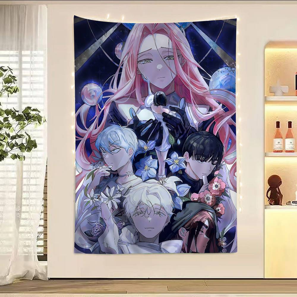 Anime ALIEN STAGE Cartoon Tapestry Wall Hanging Decoration Household Home Decor