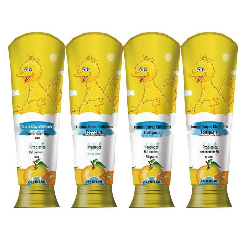 Yunnan Baiyao Enamel Strengthening Probiotic Toothpaste with Orange Flavor