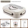 Dejier Thickened 304 Stainless Steel Divided Lunch Box