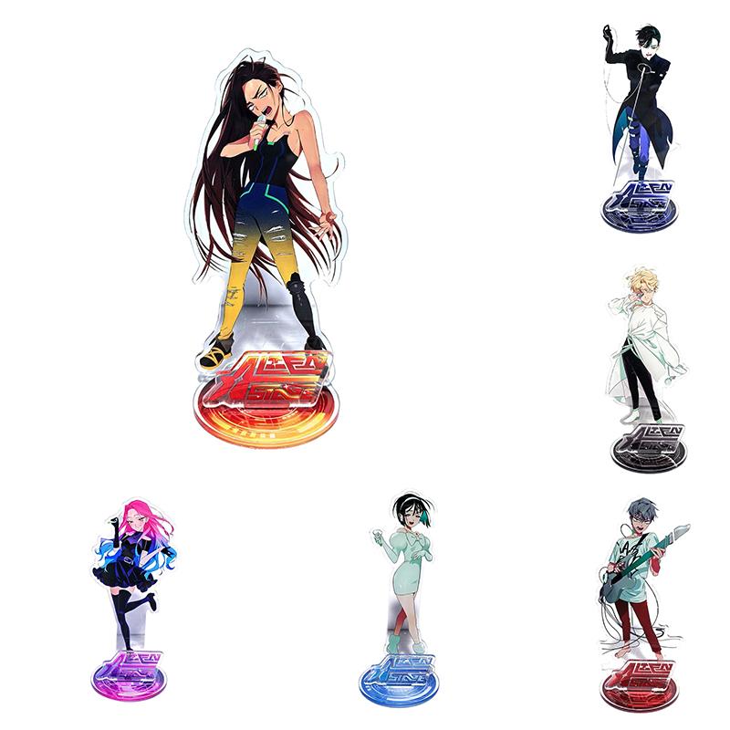 Anime Alien Stage Ivan & Till Gift Toy Figures Acrylic Stand Model Action Figure Ornament Accessories Models Desktop Ornaments