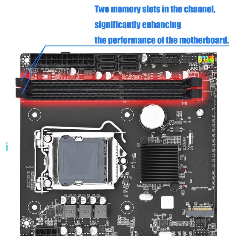 B75M-I Mini-ITX DDR3 Motherboards 16GB M.2 NVMe for Fast Speed SSDs for 2nd/3rd Processors Via LGA 1155 Socket